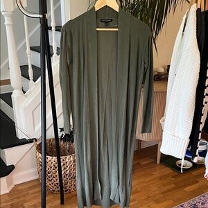Banana Republic Olive Green Cardigan Duster XXS